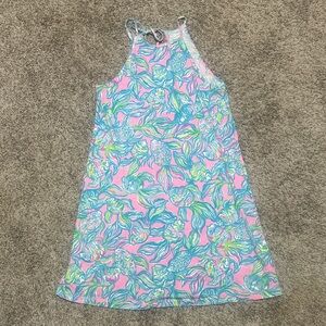 Lilly Pulitzer Pink and Blue Floral Dress